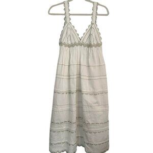 Sofie The Label Jeanie Sleeveless Midi Dress Boho Cottagecore - Small